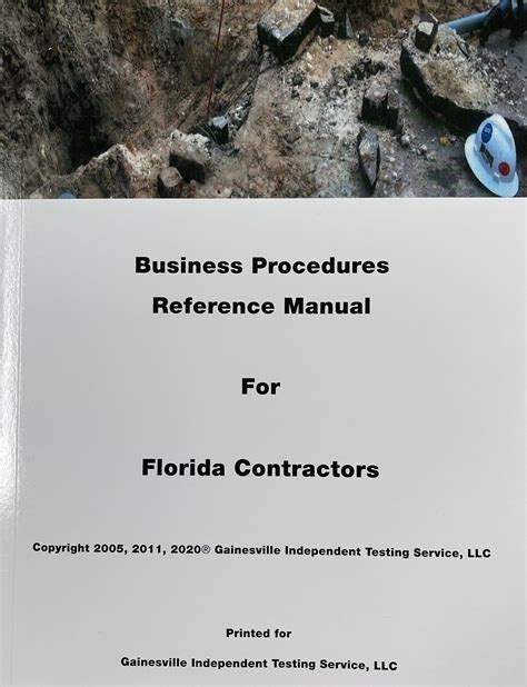 The subjects it covers include business planning, licensing, financial management, risk management, labor law, worker’s comp, safety, <b>construction</b> contracts, <b>construction</b> liens, and project management. . Florida contractor manual pdf